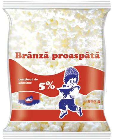 JLC brânză proaspătă de vaci 5% 500 g