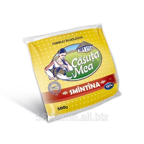 Căsuța Mea smântână 15% 500 g