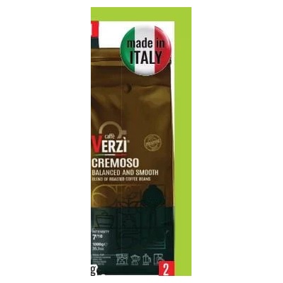 Verzi Caffe cafea naturală boabe 1 kg, varianta 2