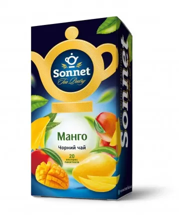 Sonnet ceai verde și fructe 20 buc, diverse sortimente