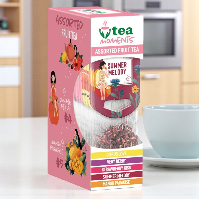 Tea Moments ceai pliculețe 15 x 2,2 g, diverse sortimente