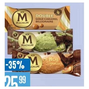 Magnum înghețată 70 g, diverse sortimente
