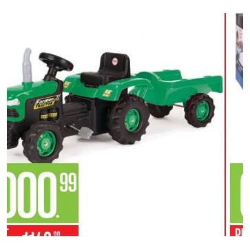 Tractor cu pedale și remorcă