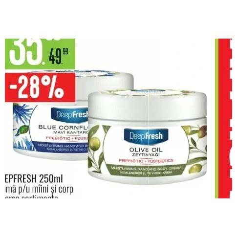 DeepFresh cremă pentru mâini și corp 250 ml, diverse sortimente
