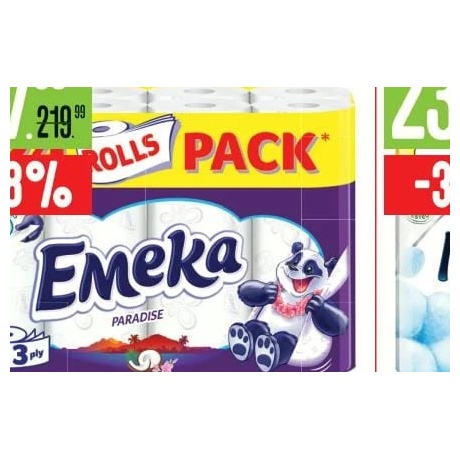 Emeka hârtie igienică 3 straturi, 24 role