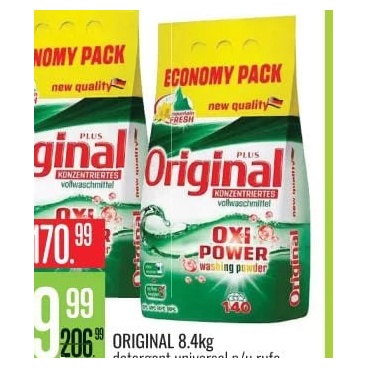 Original detergent universal pentru rufe 8,4 kg