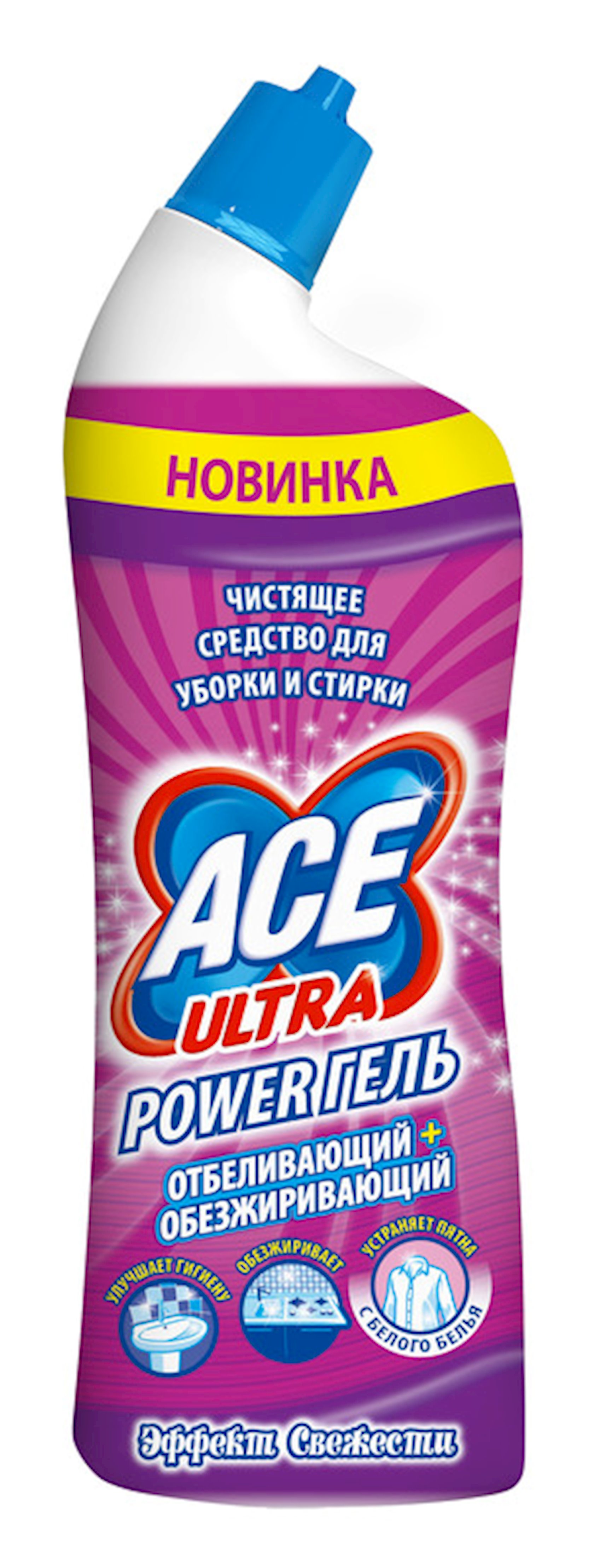 Ace Ultra gel pentru curățare suprafețe 750 ml