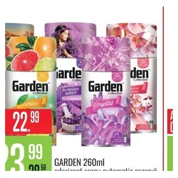 Garden odorizant spray automat rezervă 260 ml, diverse sortimente