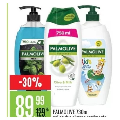 Palmolive gel de duș 730 ml, diverse sortimente