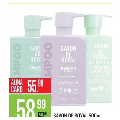 Savon de Royal șampon pentru păr 500 ml, diverse sortimente