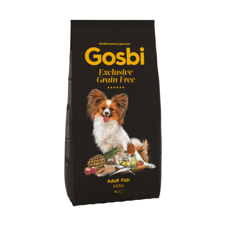 Gosbi Exclusive Grain Free pește pentru câini de talie mică, 2 kg