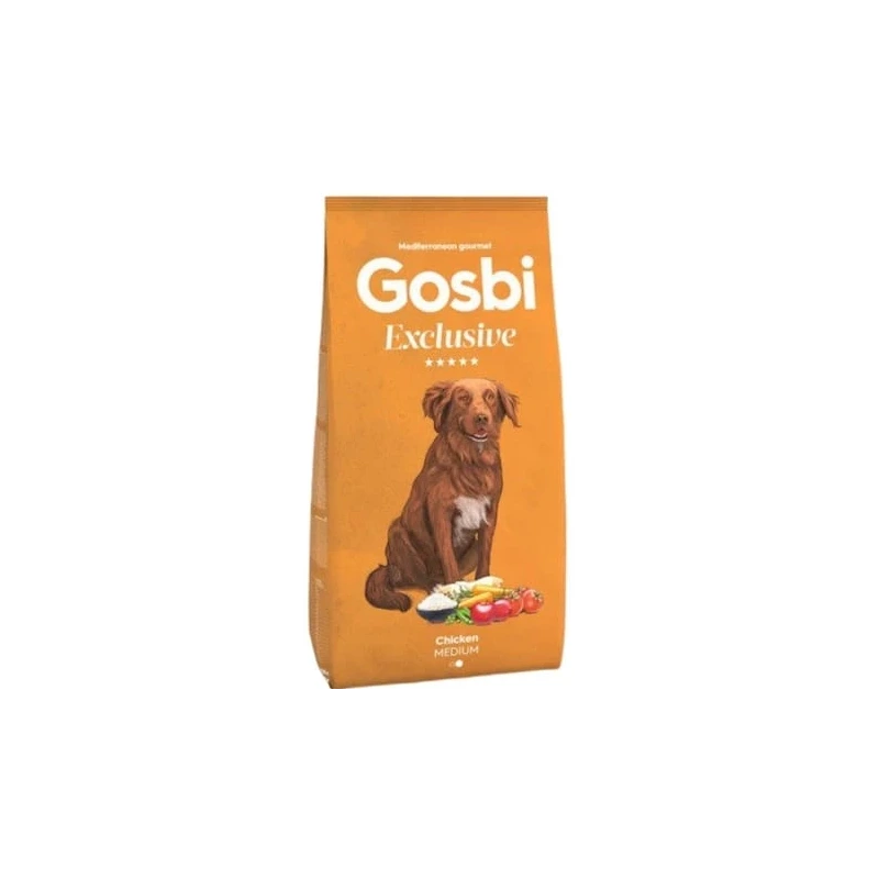 Gosbi Exclusive Grain Free pui pentru câini de talie medie, 1 kg