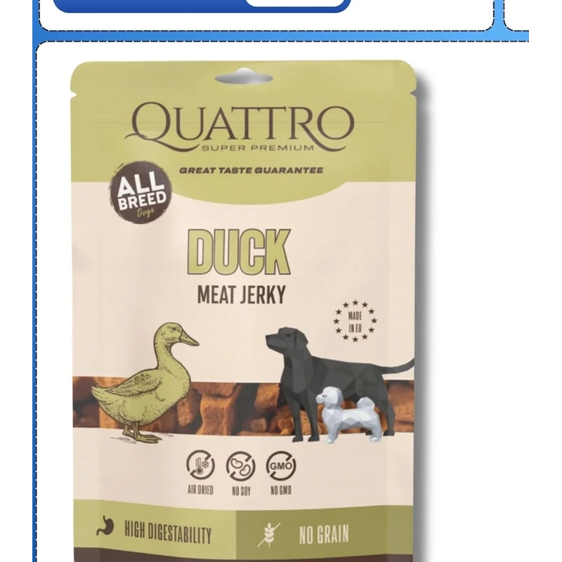 Quattro Meat Jerky miel, rață sau vită, 130 g