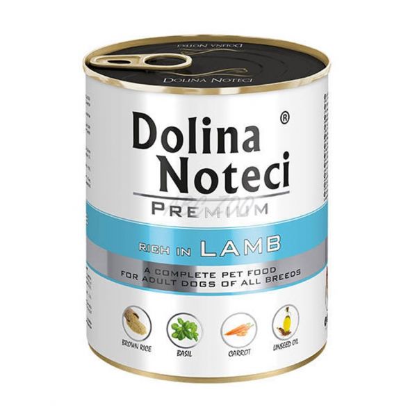Dolina Noteci Premium cu miel pentru câini, 800 g