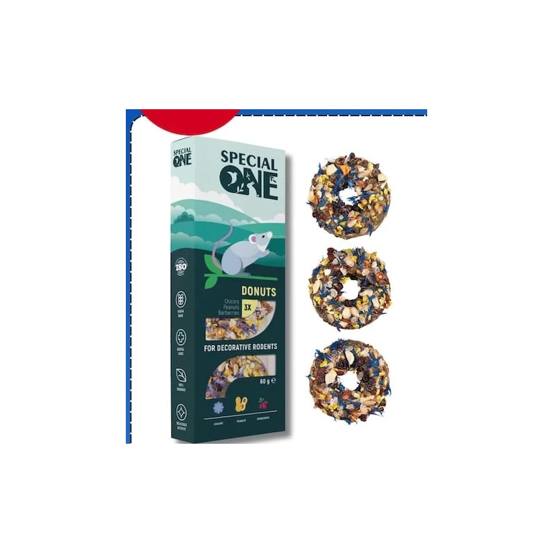 Special One Donuts pentru rozătoare, 60 g