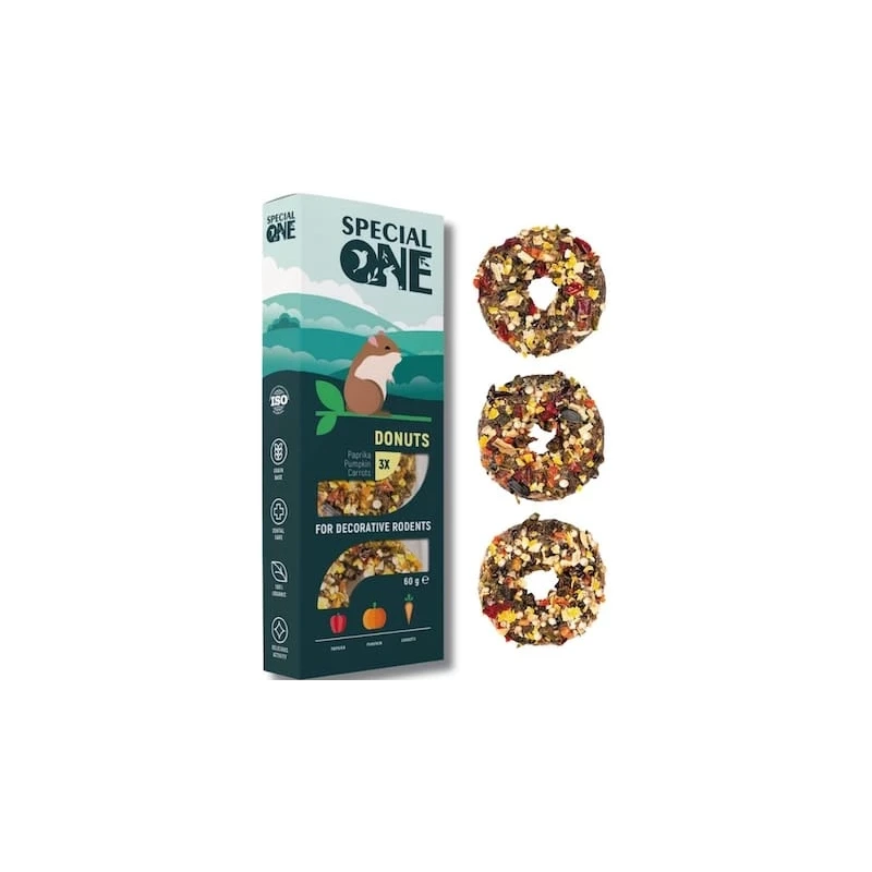Special One Donuts pentru rozătoare, 60 g