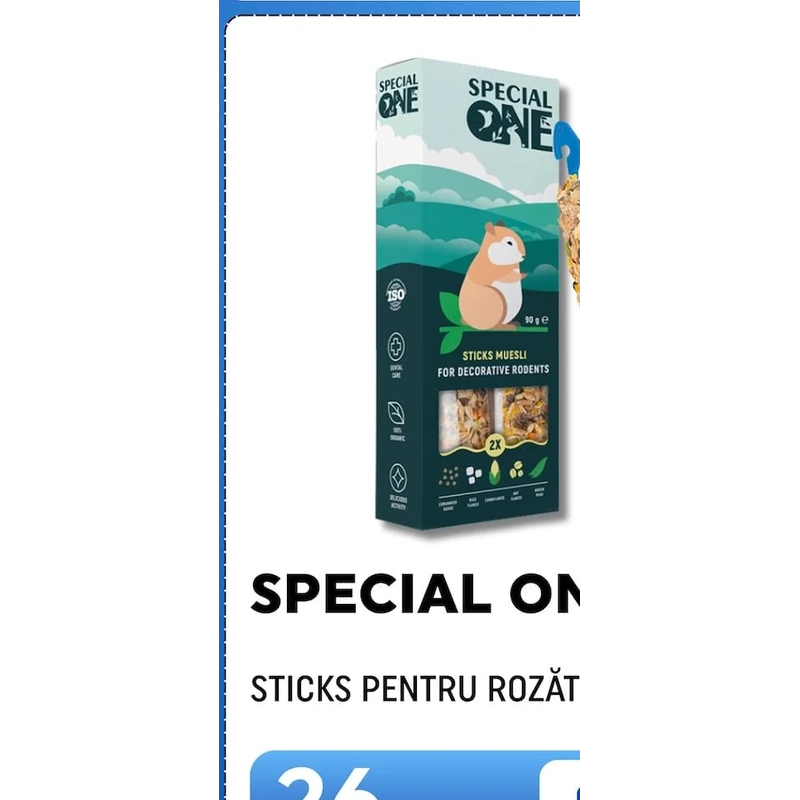 Special One Sticks pentru rozătoare, 90 g