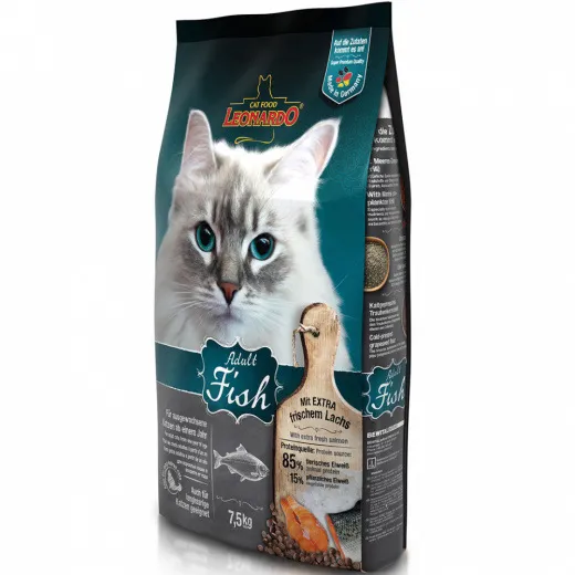 Leonardo pește pentru pisici adulte, 1 kg