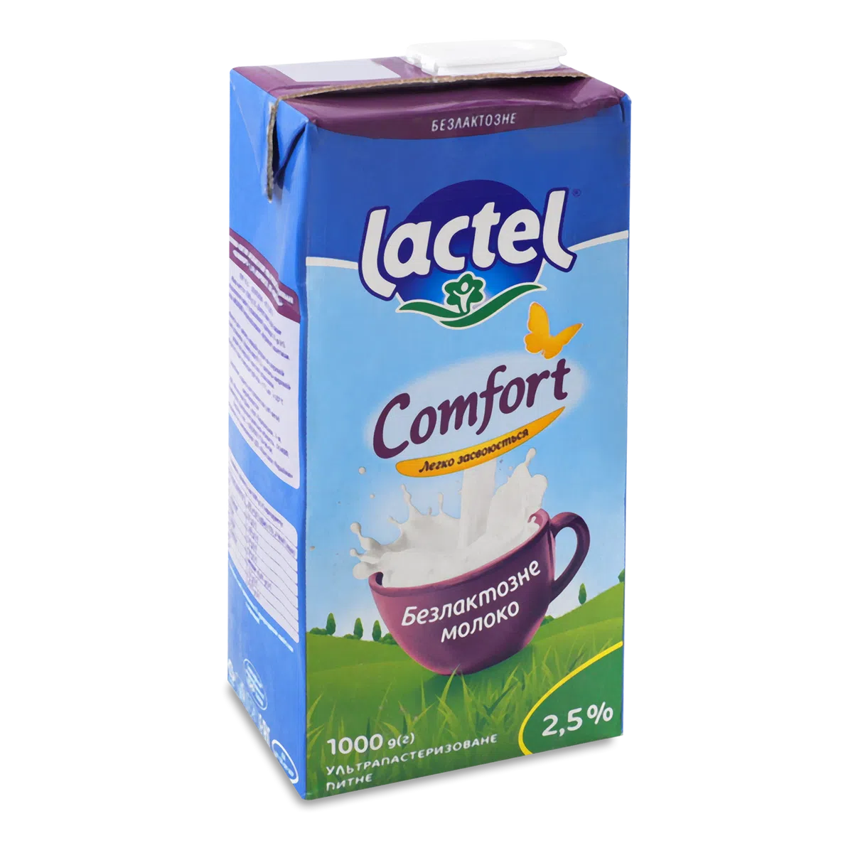 Lapte Comfort UHT f/lactoza 2.5% LACTEL 1L