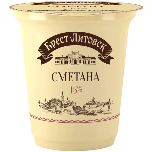 Smantana 15% BREST-LITOVSK 300g