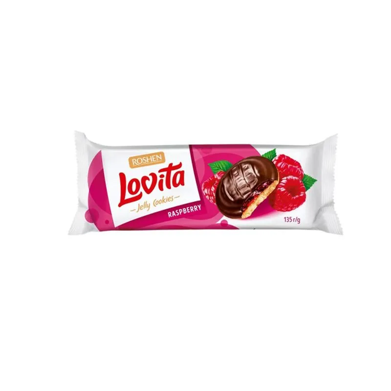 Biscuiti cu umplutura ROSHEN LOVITA 135g