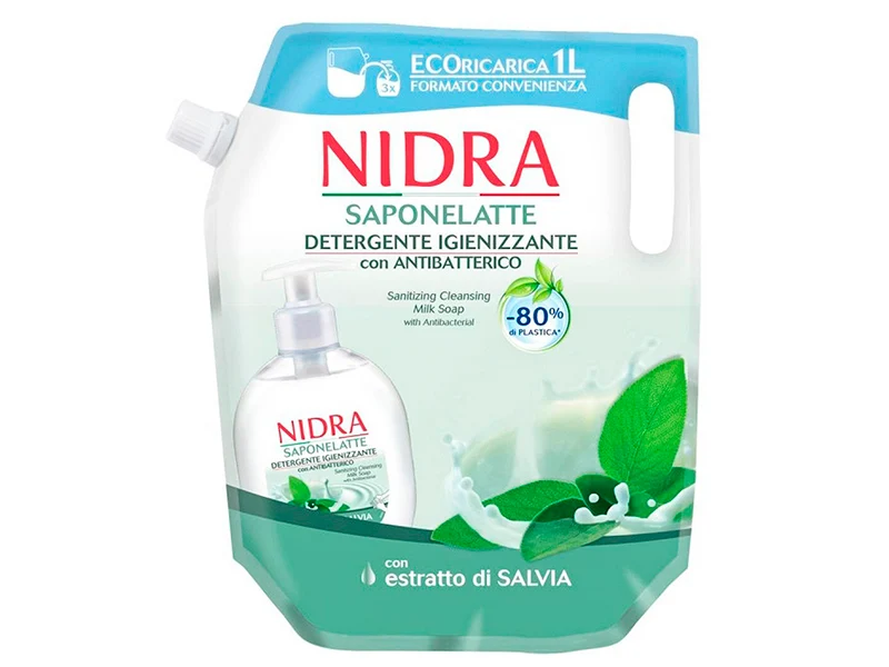Sapun lichid antibacterian/latte NIDRA 1L