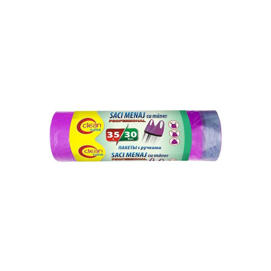 Saci menaj CLEAN TIME 35L/30buc