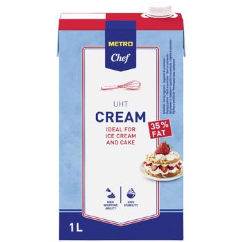 Smântână dulce Metro Chef 35%, 1000 g