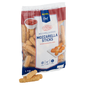Mozzarella bastonașe congelate Metro Chef, 1 kg
