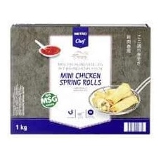 Rulouri Asia cu găină congelate Metro Chef, 1 kg