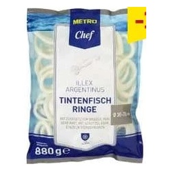 Calmar inele Metro Chef 3/7, congelat, 880 g