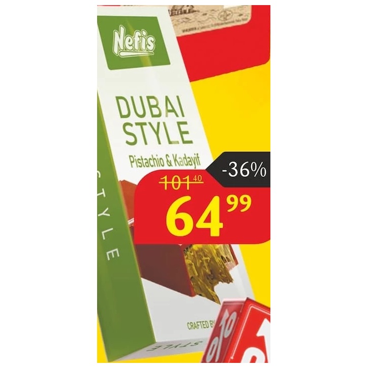 Ciocolata Nefis Dubai Style cu fistic si kadaif
