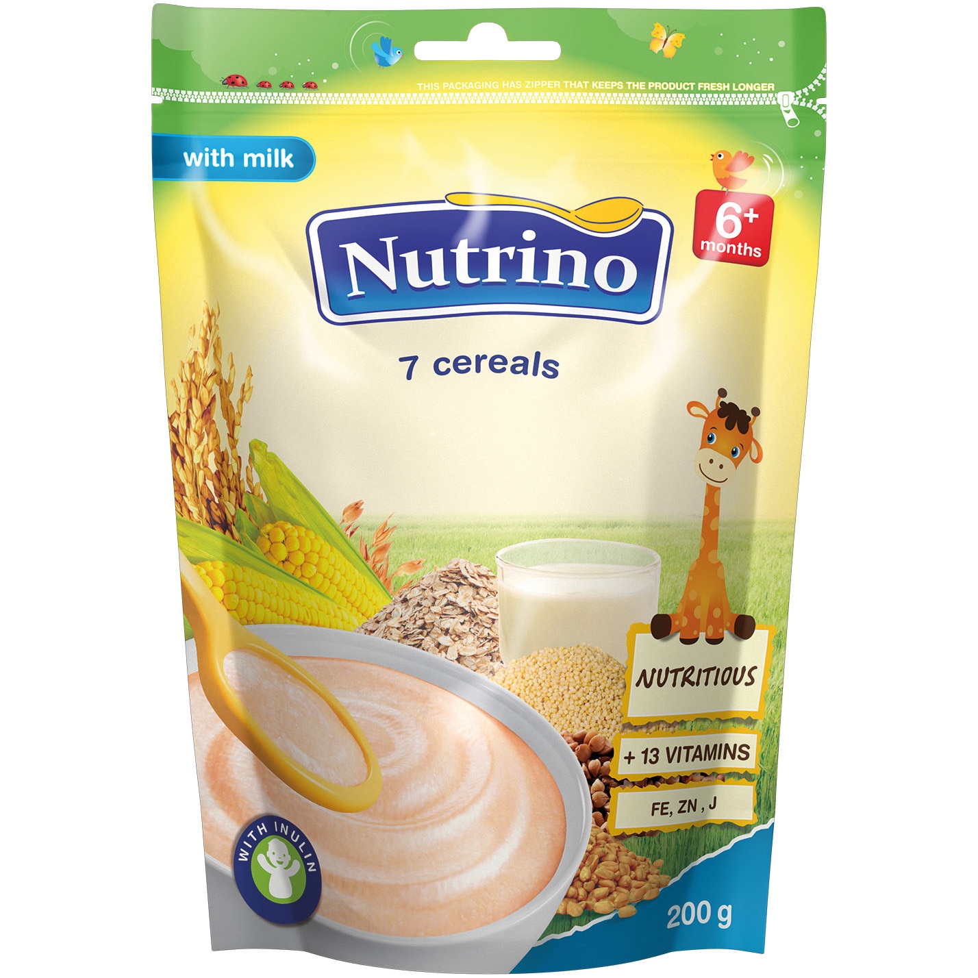 Terci Nutrino orez cu lapte, 200 g