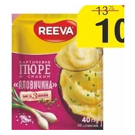 Piure instant Reeva in sortiment, 40 g