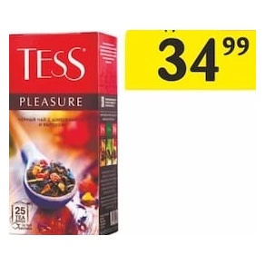 Ceai Tess in sortiment, 25 x 1,5 g