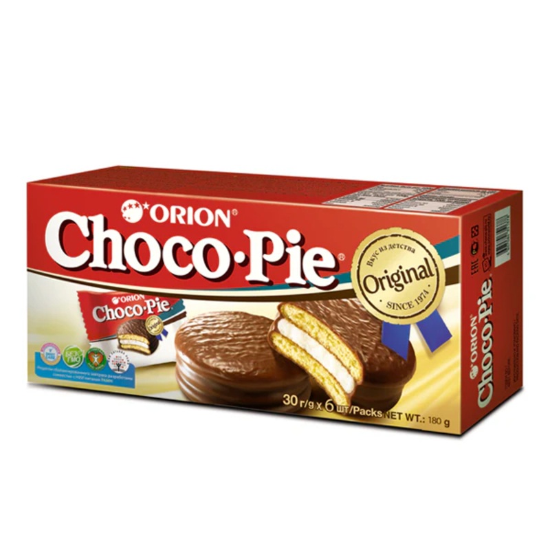 Biscuiti Choco Pie Dark, 180 g