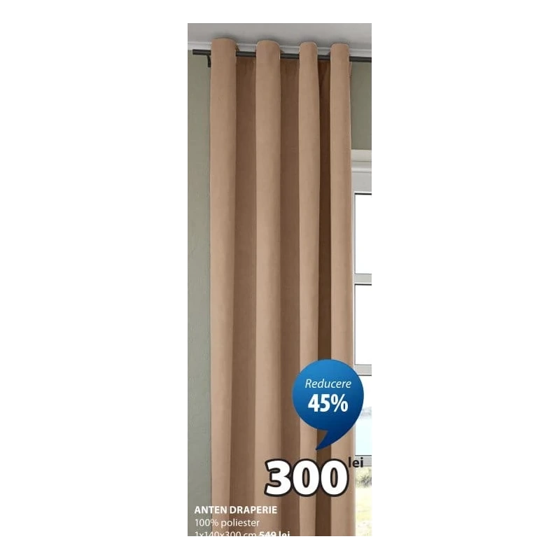 Anten draperie 140 x 300 cm