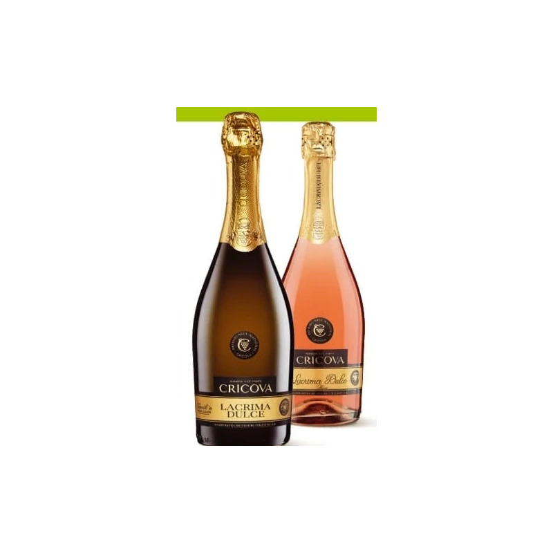 Cricova Lacrima Dulce vin spumant în sortiment, 750 ml