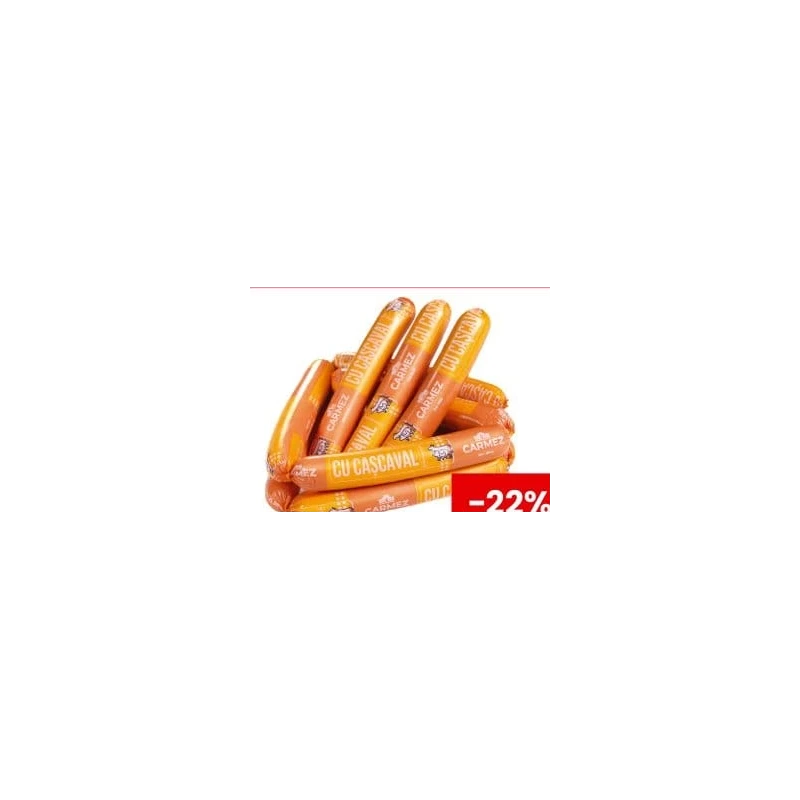 Carmez crenvurști cu cașcaval, 1 kg