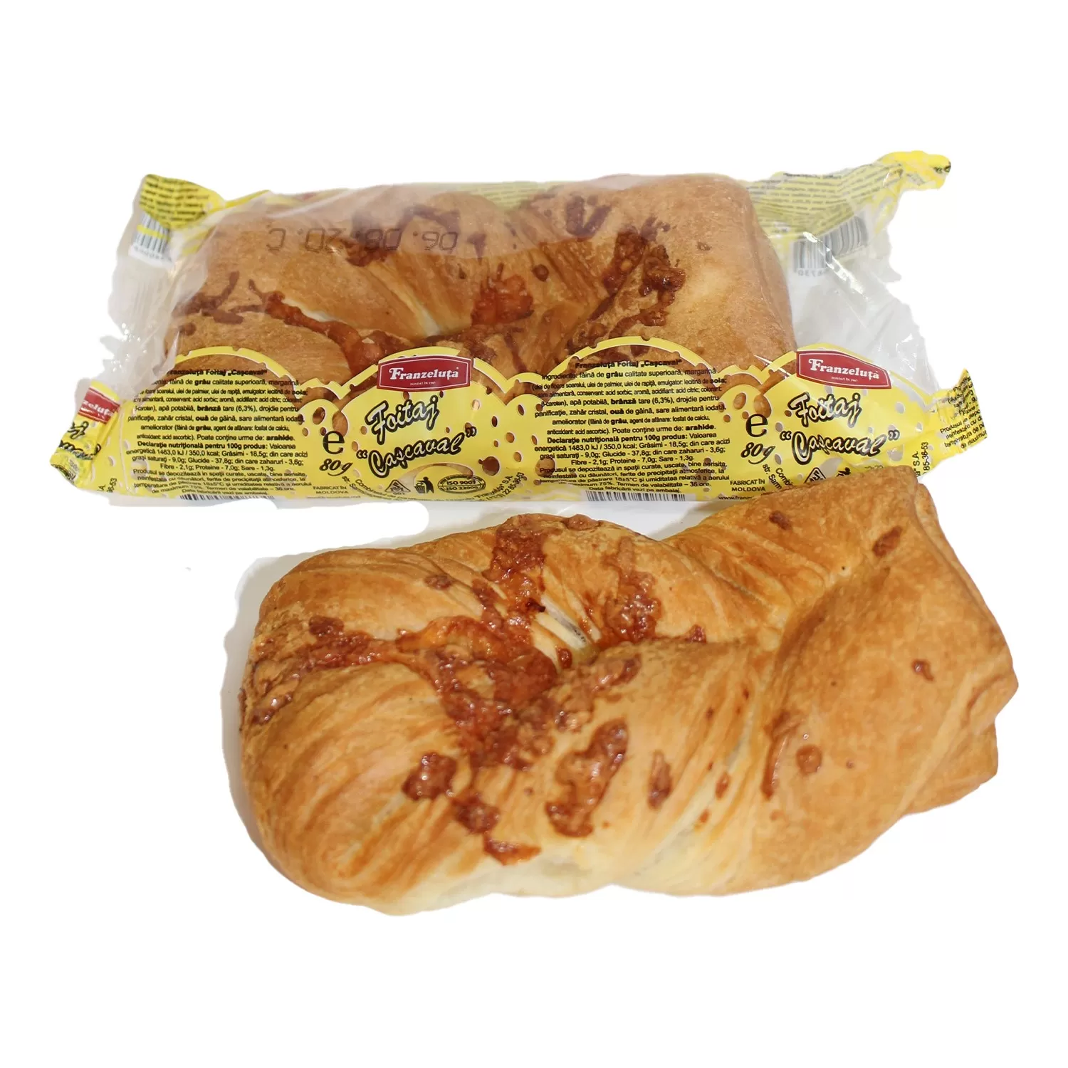 Franzeluța foitaj cu cașcaval, 80 g