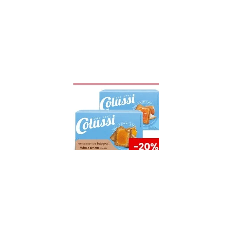 Colussi pâine toast Classic sau Integrale, 320 g