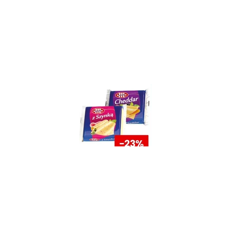 Mlekovita cașcaval topit felii în sortiment, 130 g