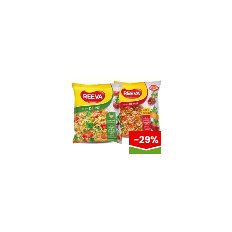 Reeva tăiței instant în sortiment, 85 g