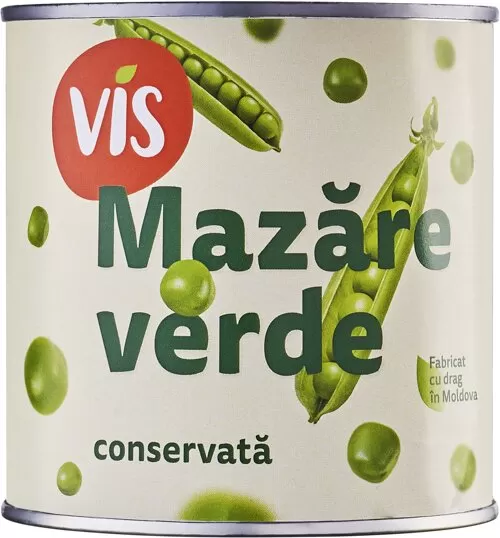 Vis mazăre verde conservată, 400 g