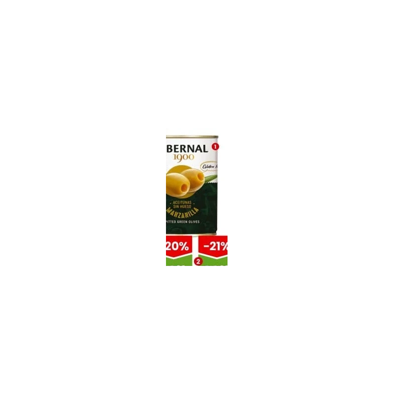 Bernal Manzanilla măsline verzi, 370 ml/300 g