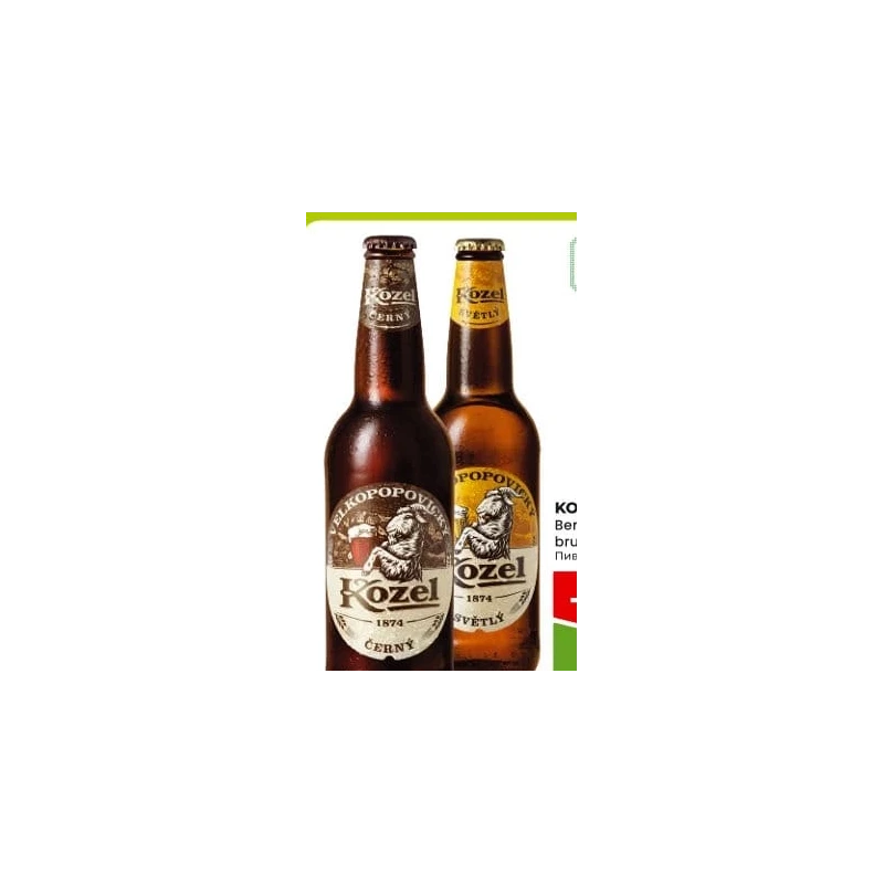 Kozel bere blondă sau brună, 500 ml
