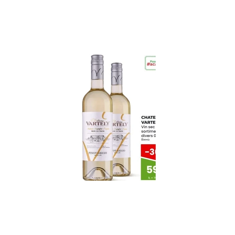 Chateau Vartely vin sec în sortiment, 750 ml