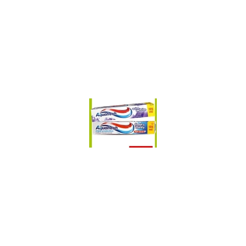 Aquafresh pastă de dinți în sortiment, 125 g
