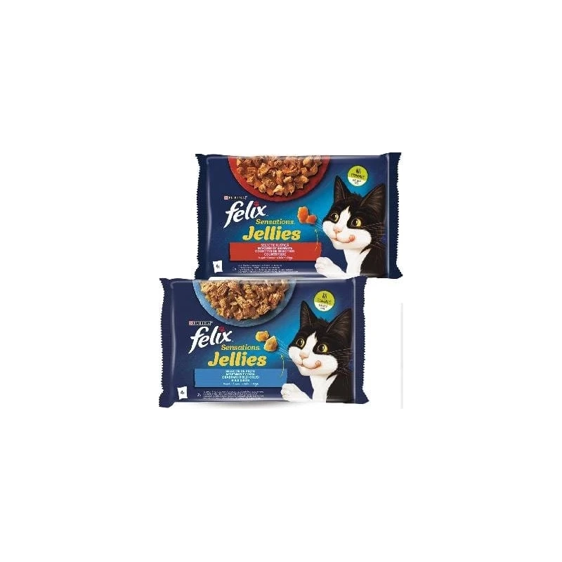 FELIX SENSATIONS FANTASTIC JUNIOR Hrană umedă pisici