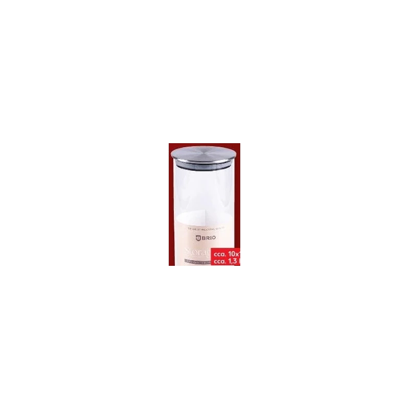 SAFE&STORE borcan cu capac inox 1,3 l
